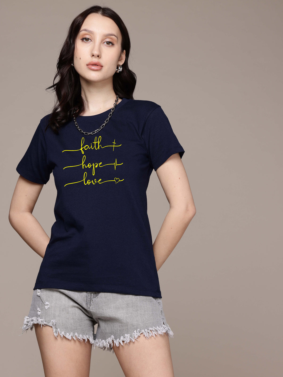 Half Sleeve Womens Regular T-Shirt
