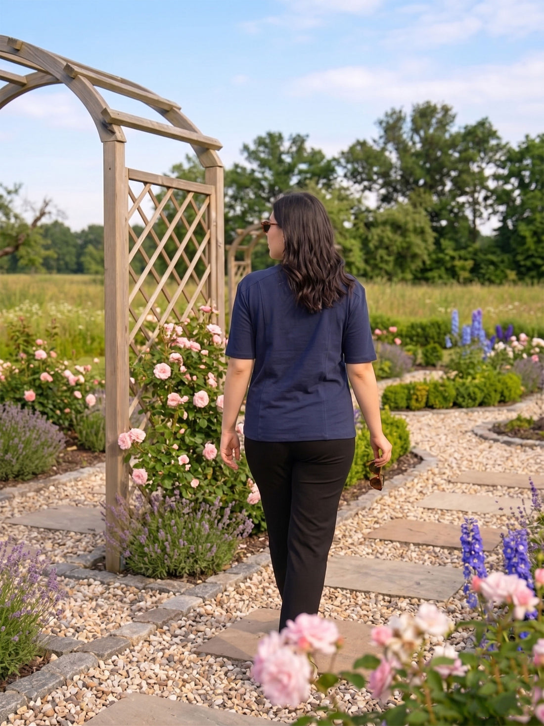 Navy Plus Size T-Shirt