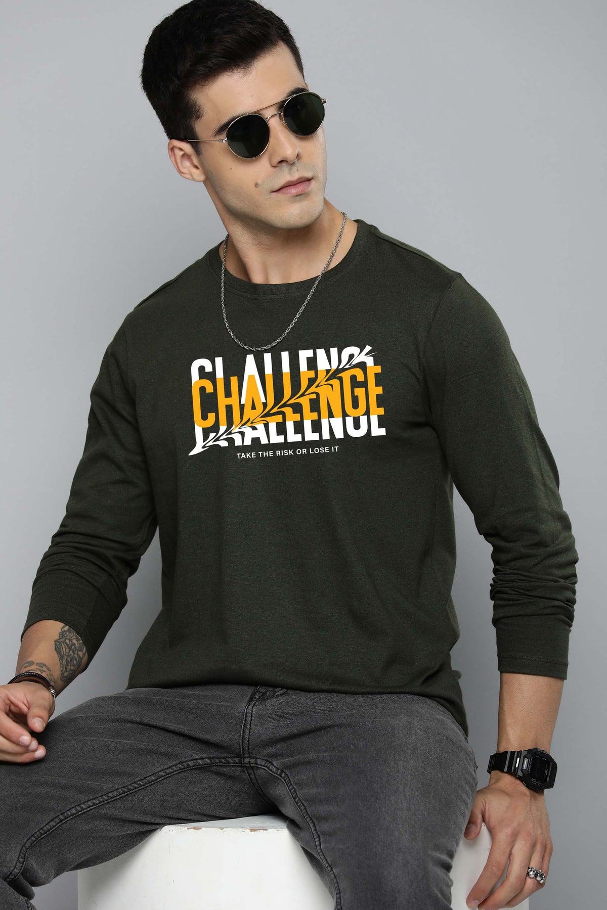 Mens Graphic Long Sleeve