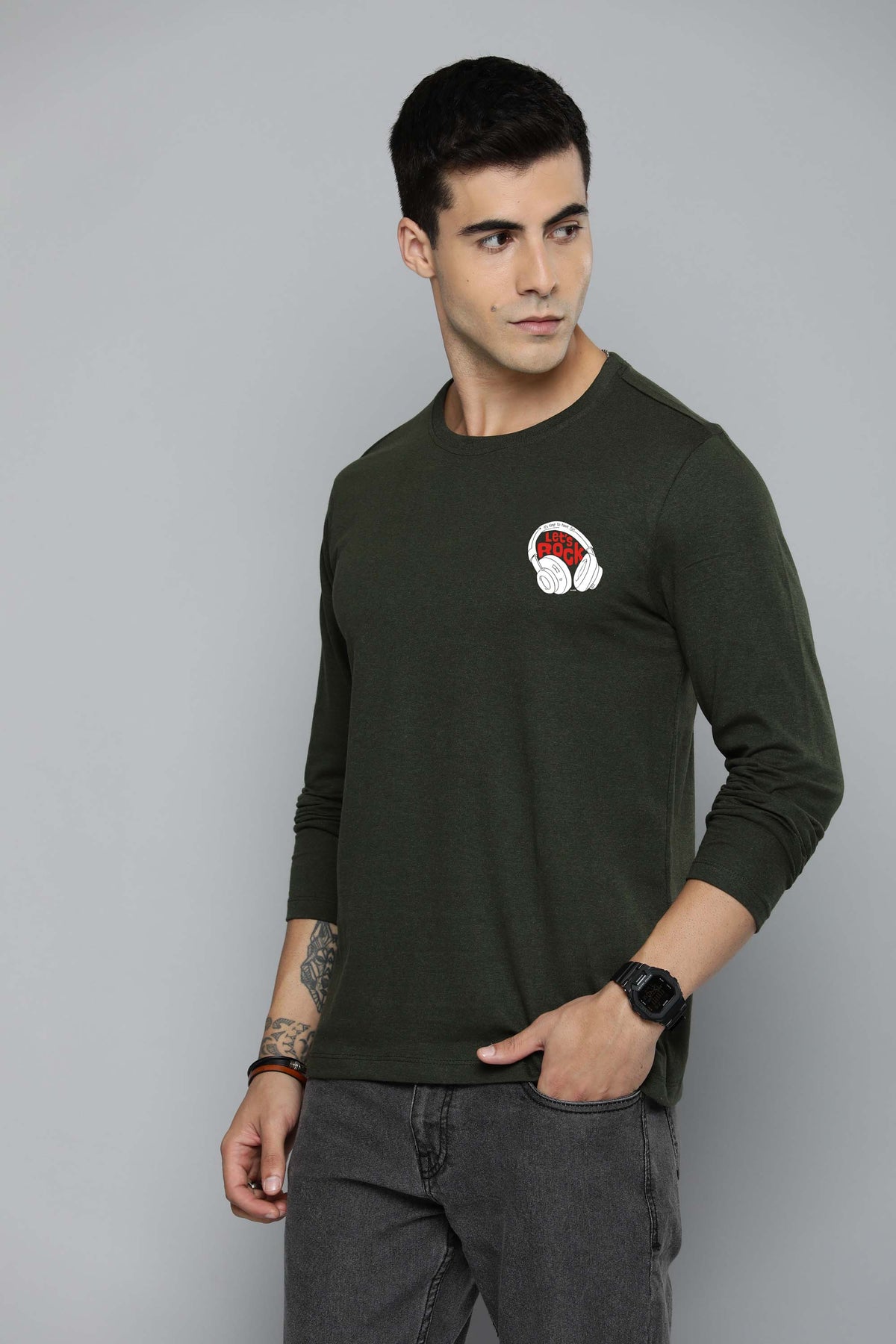 Mens Graphic Long Sleeve