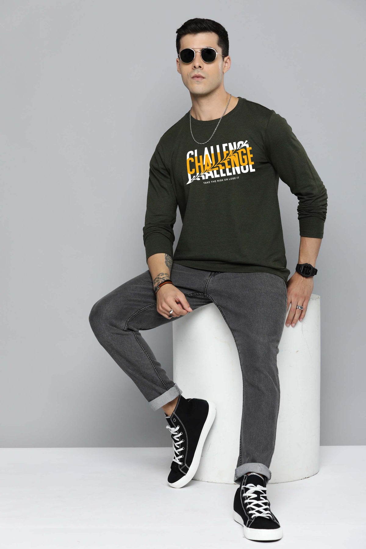 Mens Graphic Long Sleeve