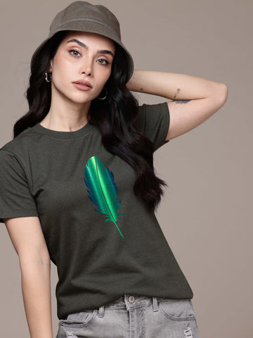 Half Sleeve Womens Regular T-Shirt
