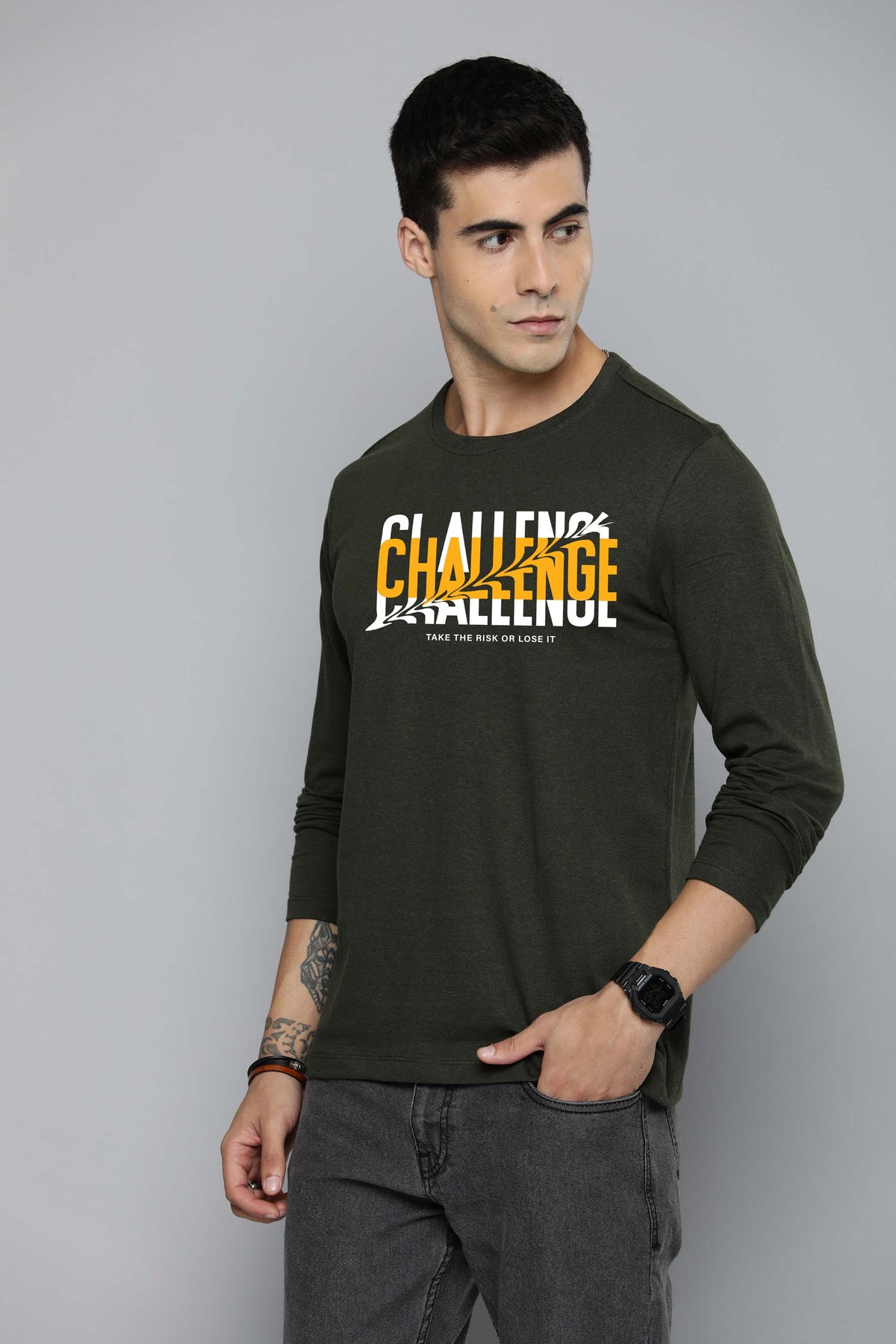 Mens Graphic Long Sleeve