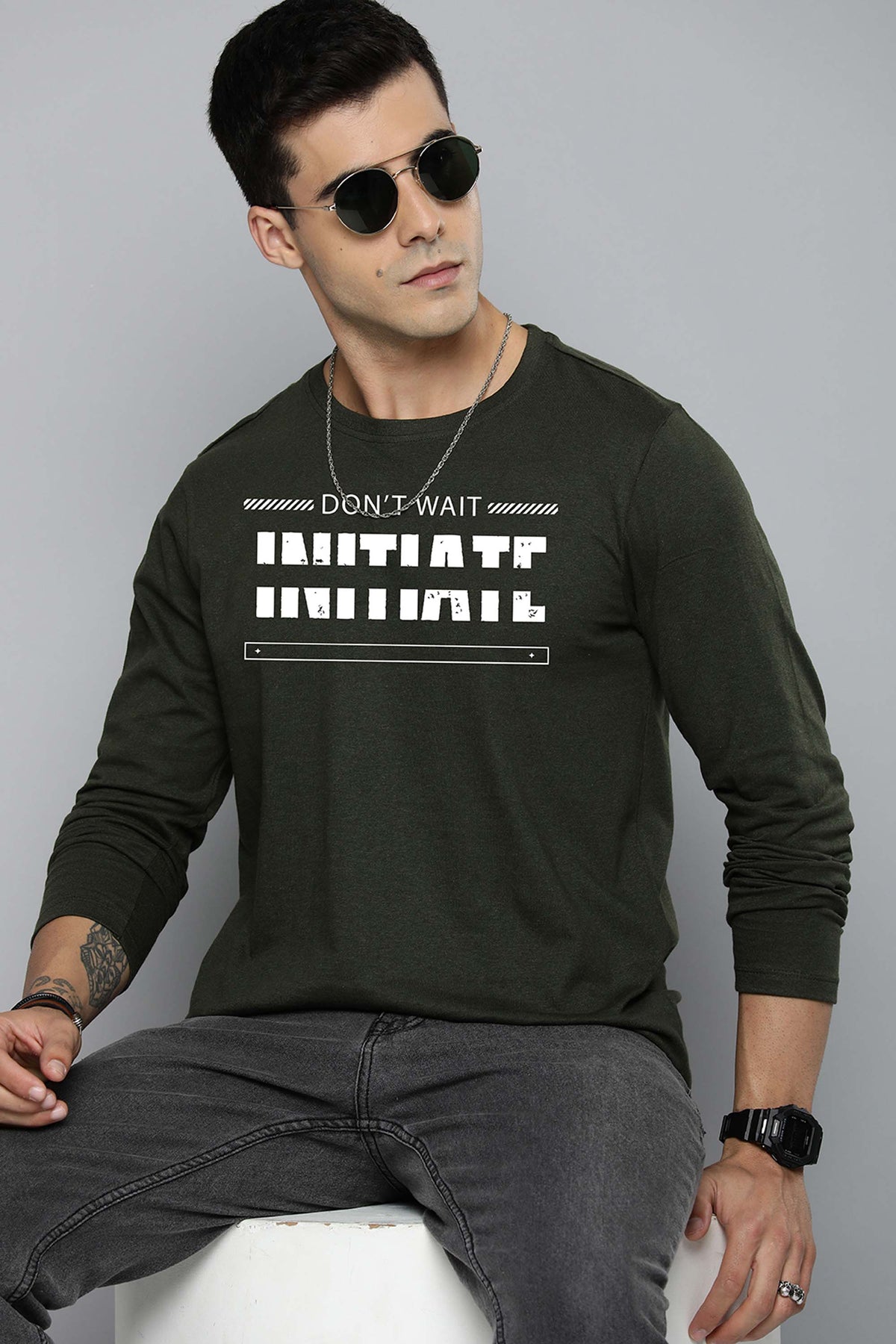 Mens Graphic Long Sleeve