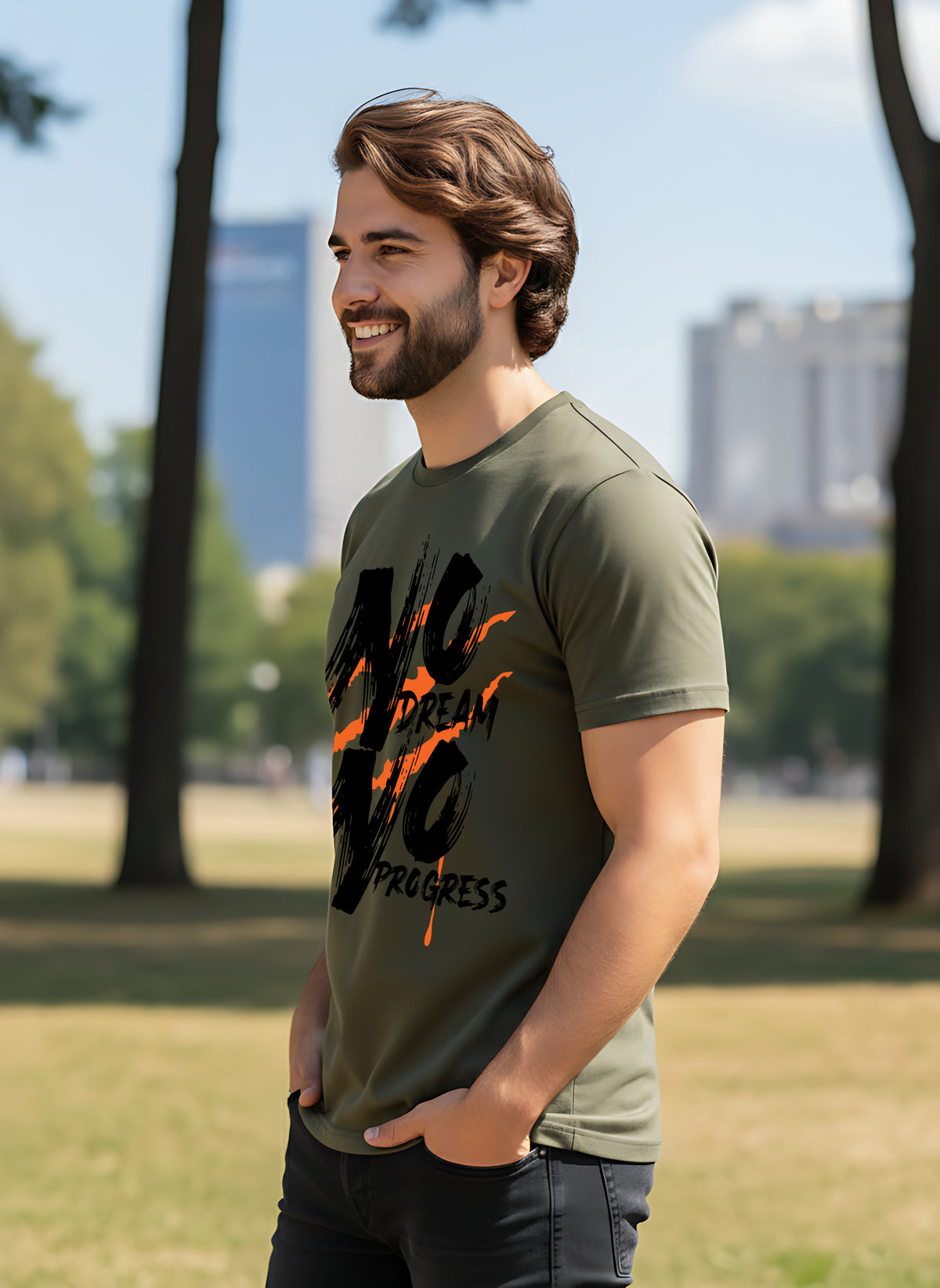 Mens Graphic Regular Half Sleeve T Shirt