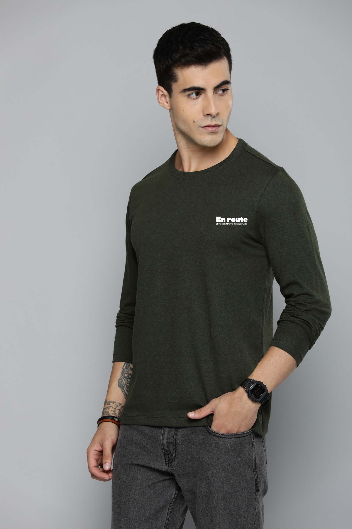 Mens Graphic Long Sleeve