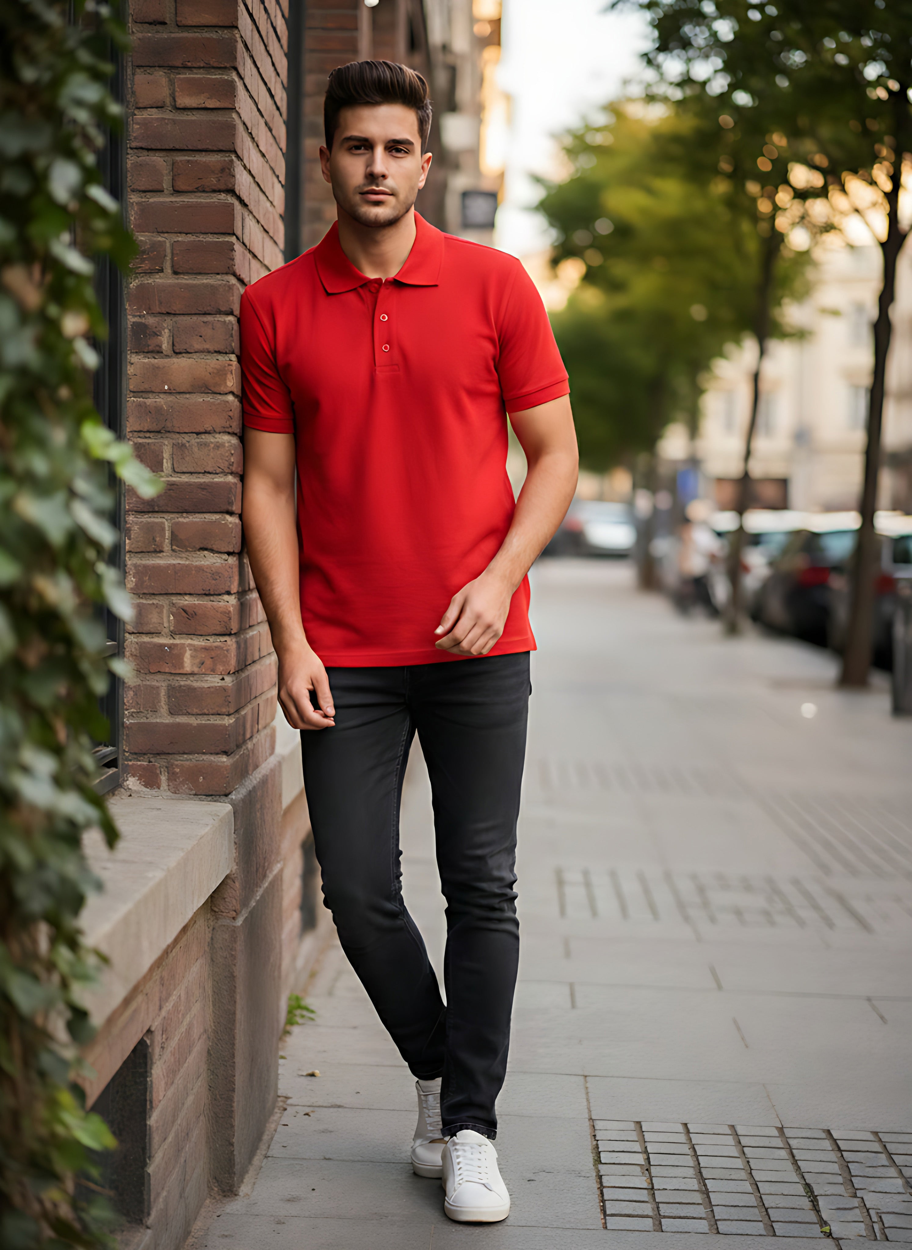 Red Polo T-Shirt