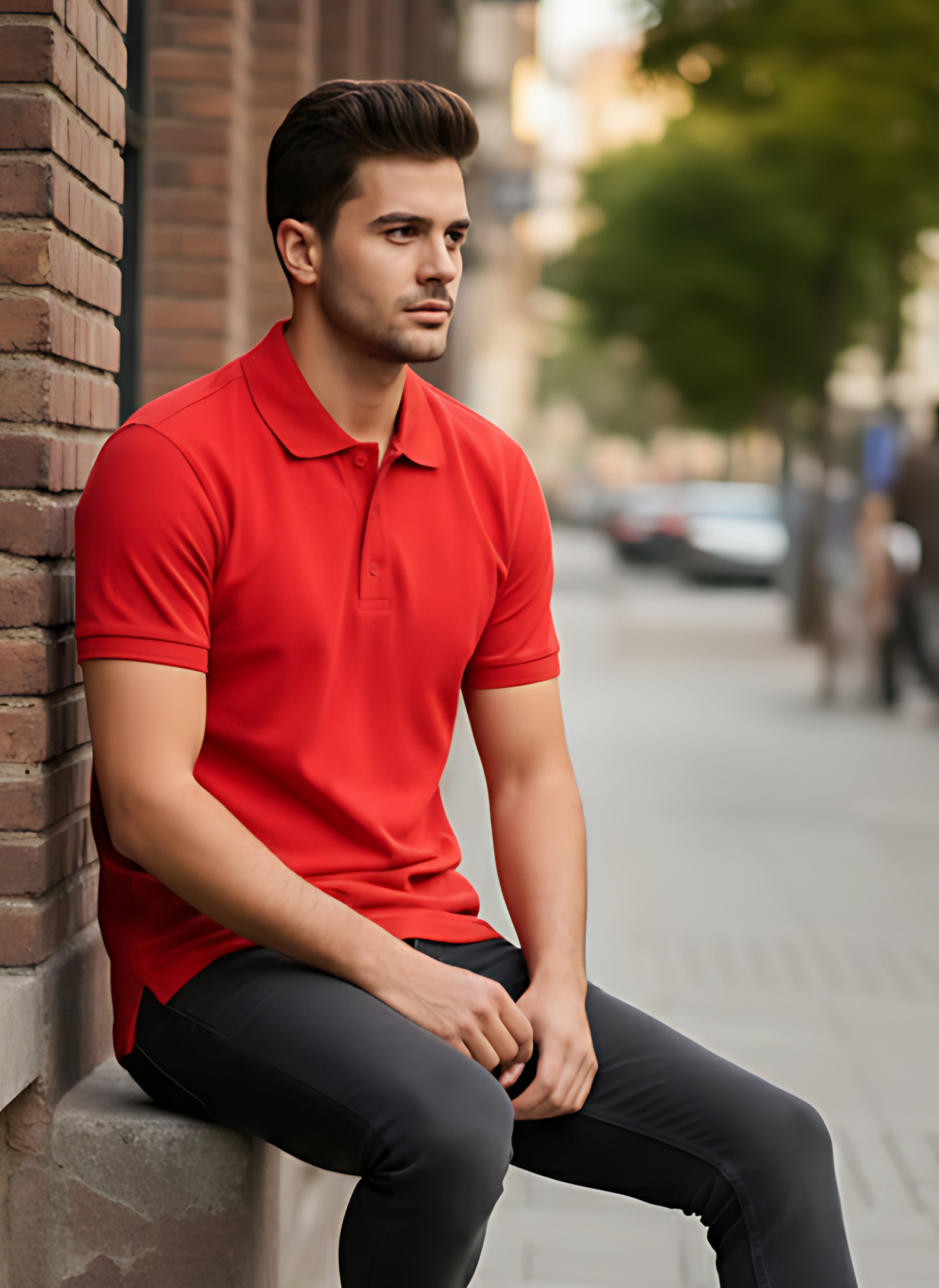 Red Polo T-Shirt