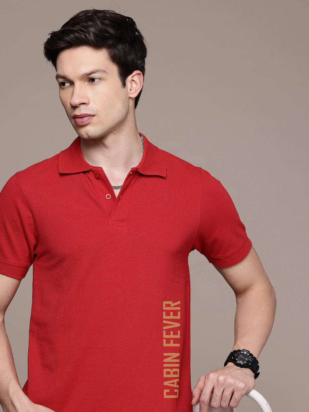 Graphic Polo Cabin Fever Print T-Shirt