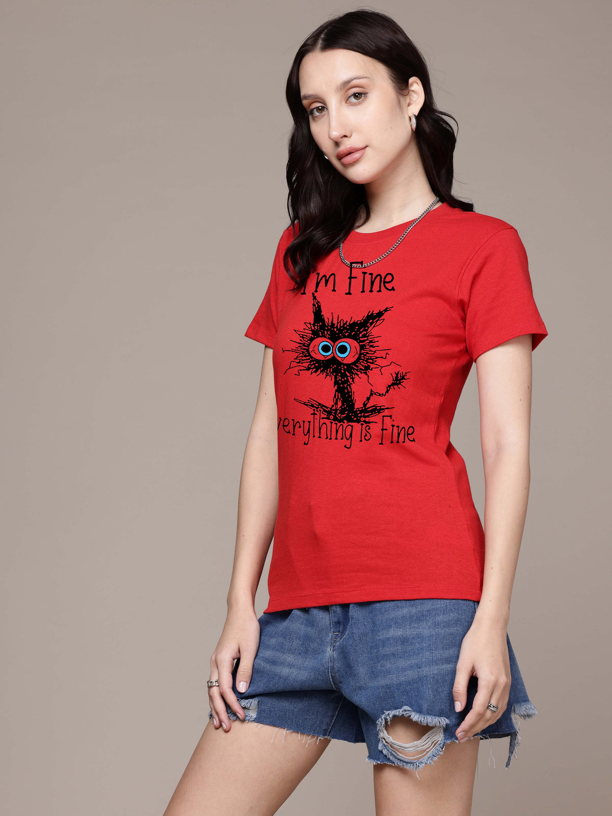 Half Sleeve Womens Regular T-Shirt