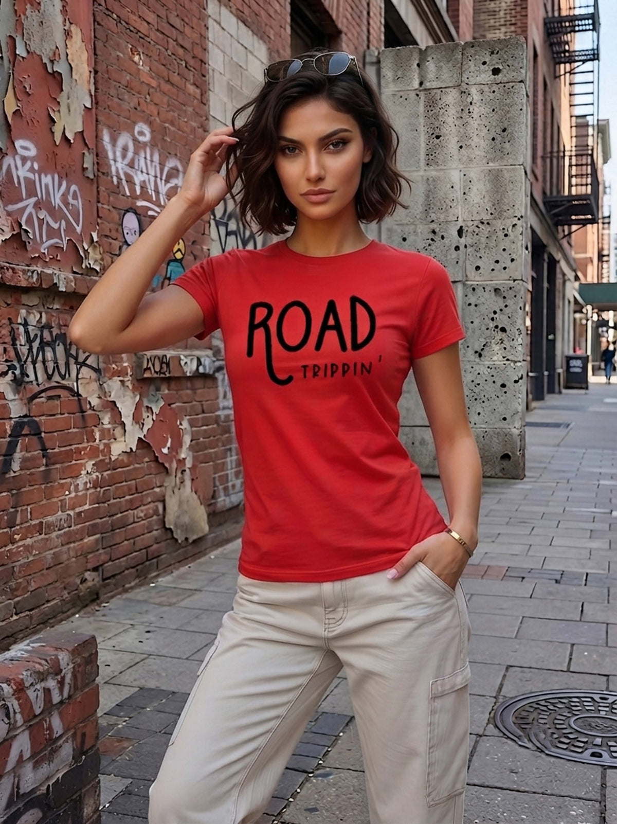 Half Sleeve Womens Regular T-Shirt