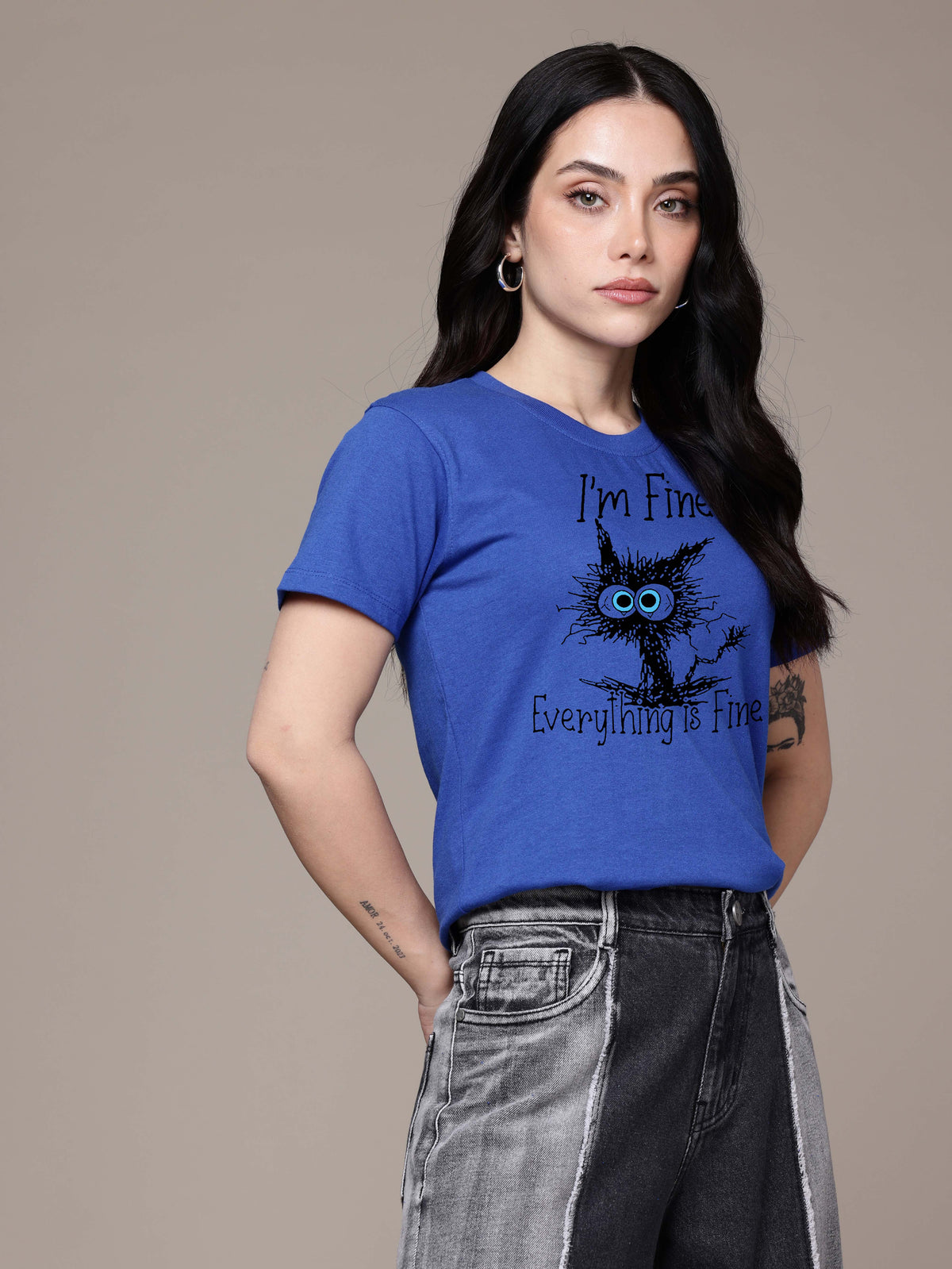 Half Sleeve Womens Regular T-Shirt