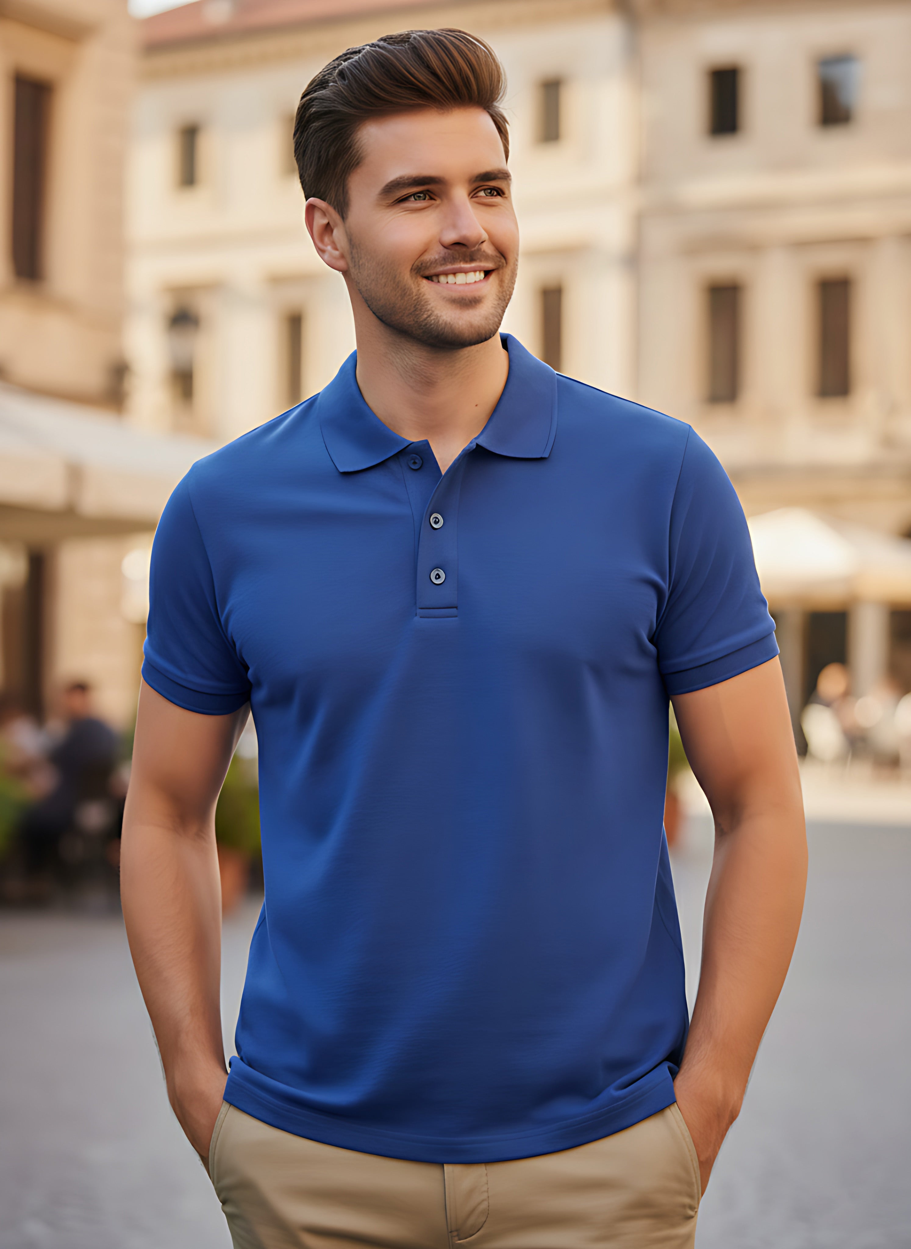 Royal Blue Polo T-Shirt