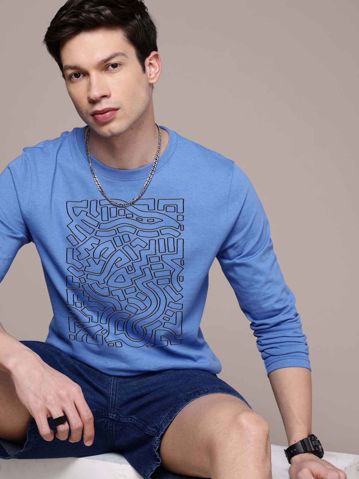 Mens Graphic Long Sleeve