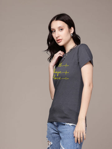 Half Sleeve Womens Regular T-Shirt