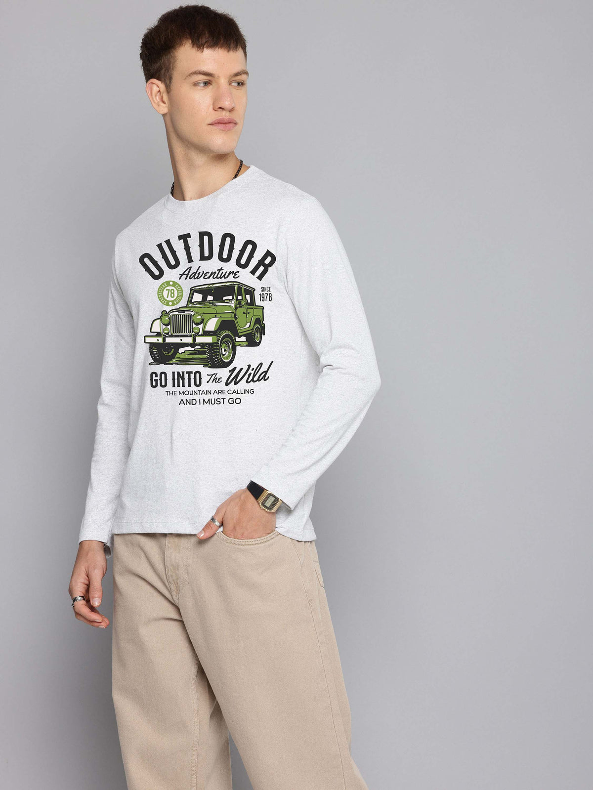 Mens Graphic Long Sleeve