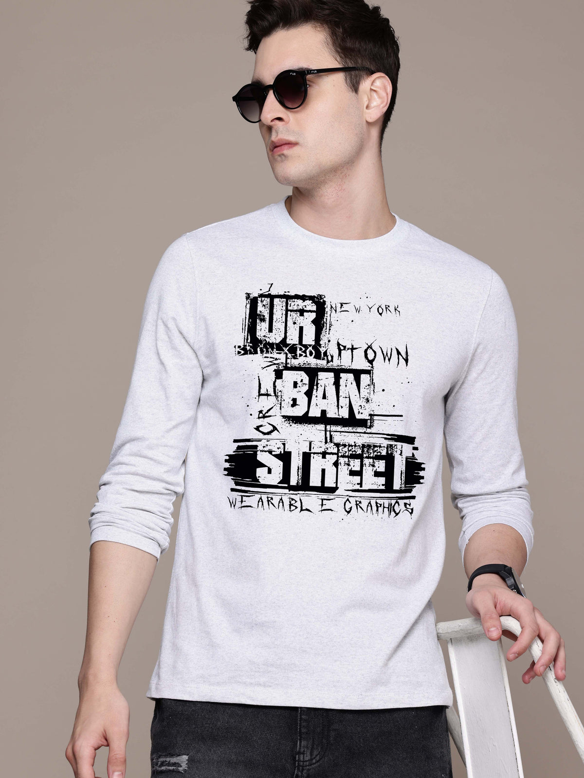 Mens Graphic Long Sleeve T-Shirts
